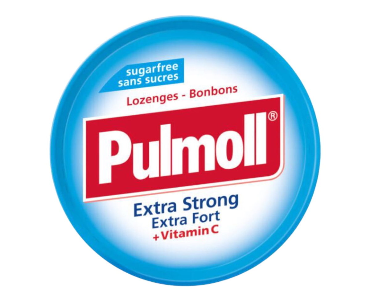 Pulmoll Pastylki Bez Cukru Extra Strong 45G