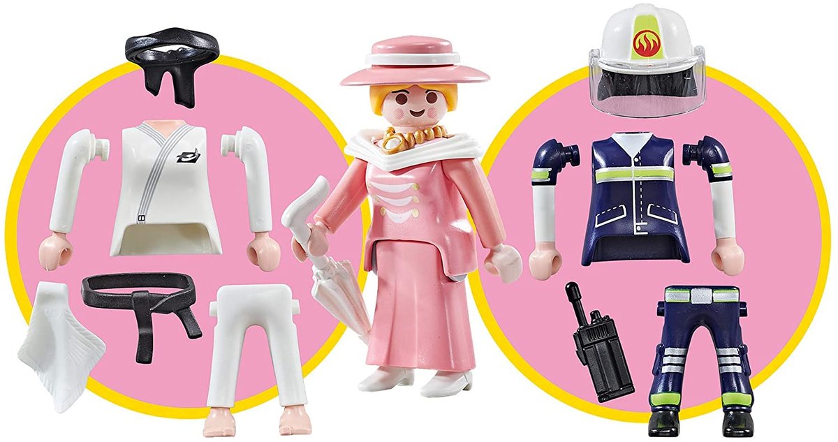 Figurka Playmobil 9855 Dama Strażak Karateka
