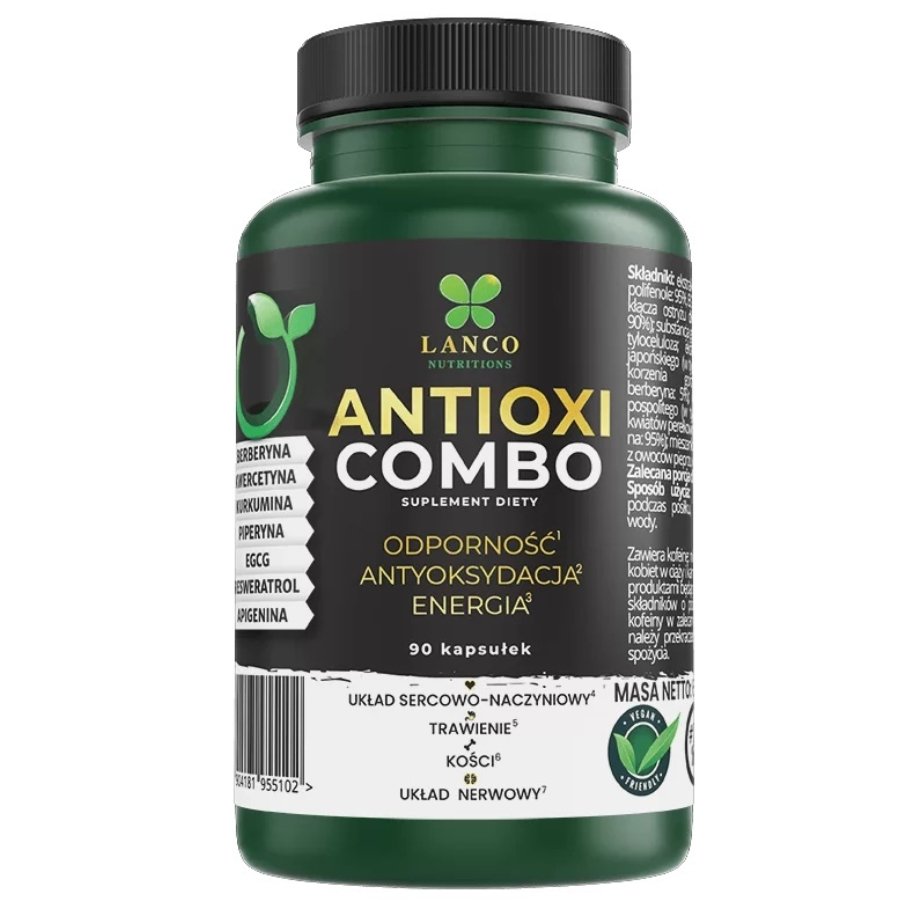 Lanco, Antioxi Combo, Suplement antyoksydacyjny, 90 kaps.