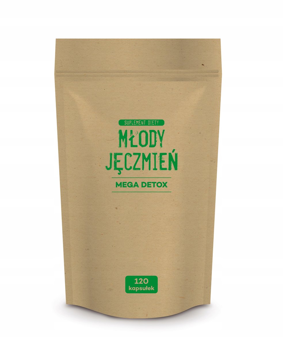KELOO Młody jęczmień MEGA DETOX - 120 kapsułek