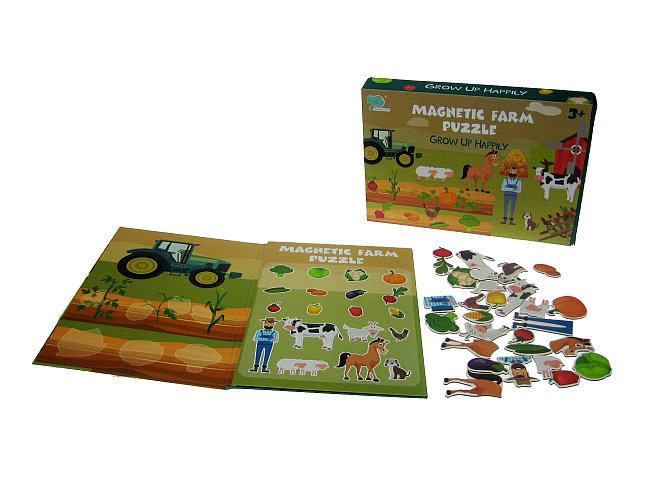 Hipo, Gra magnetyczna, Puzzle farma, 8326-6
