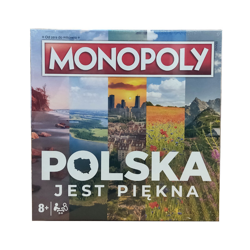 Hasbro C79120340 Monopoly Polska jest piękna