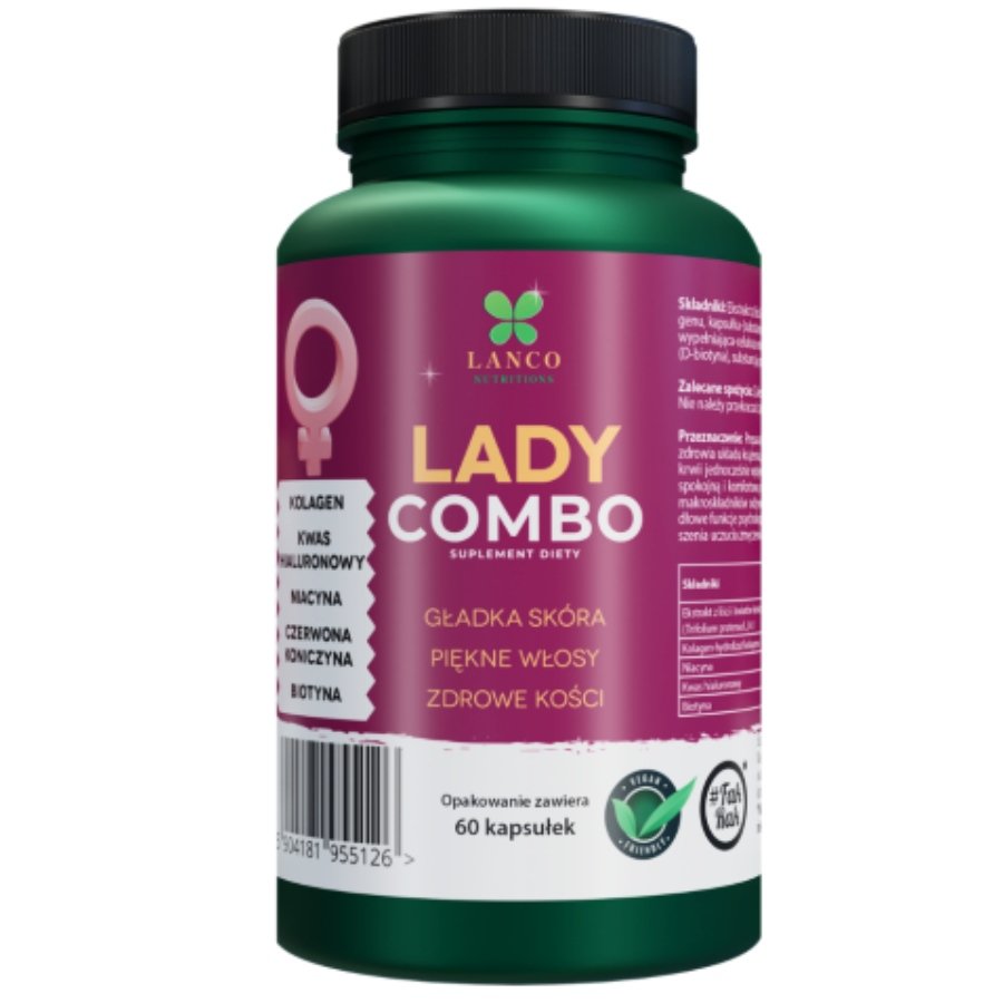 Lady Combo, Menopauza, Skóra I Włosy, 60 Kaps.