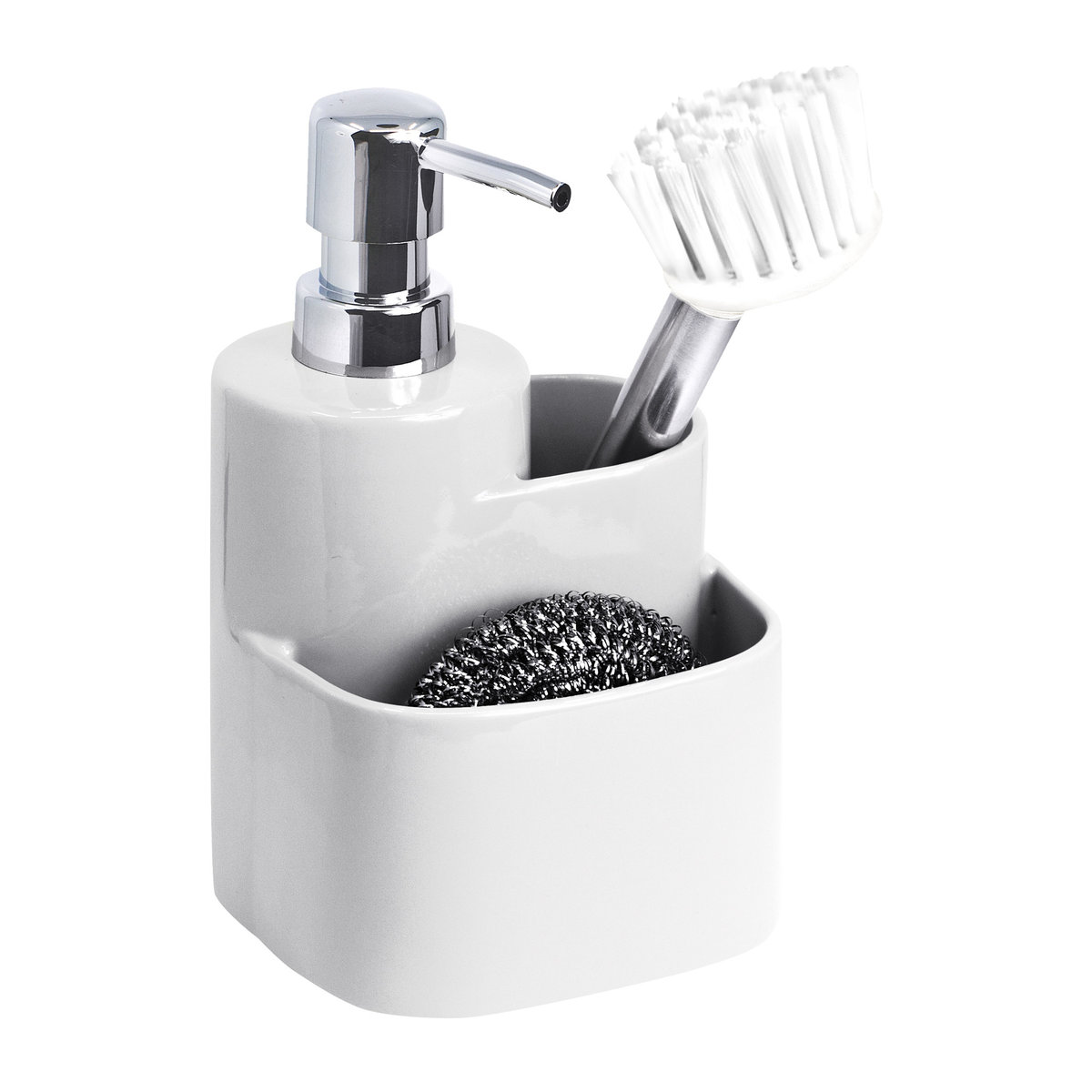 Kompaktowy dozownik 4 KITCHEN biały zestaw 3 el. 07871