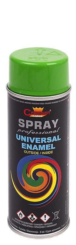 Champion Farba champion uniwersalna 400ml RAL6002 zielona aerozol 5905179470096