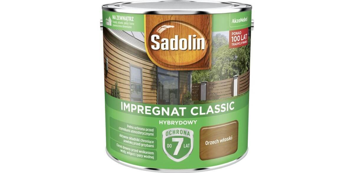 Sadolin Impregnat do drewna Hybrydowy orzech włoski 2 5 l 5327503