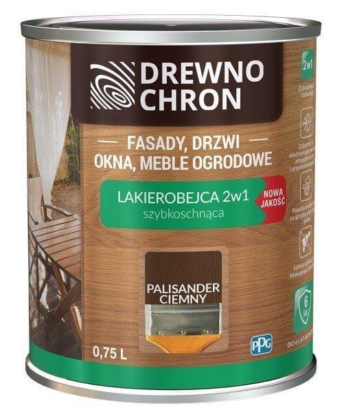 Lakierobejca 2w1 Palisander Ciemny 0.75L Drewnochron