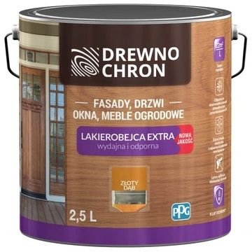 Lakierobejca do drewna 2.5 l Złoty Dąb