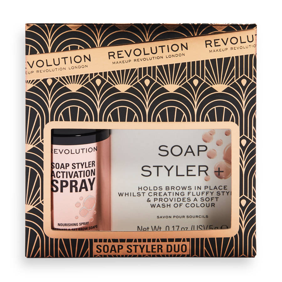Makeup Revolution, Soap Styler Duo, Zestaw kosmetyków do pielęgnacji, 2 szt.