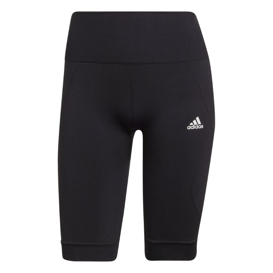 Legginsy Damskie Adidas Aeroknit Seamless Short Tights Czarne R. L 173 Cm