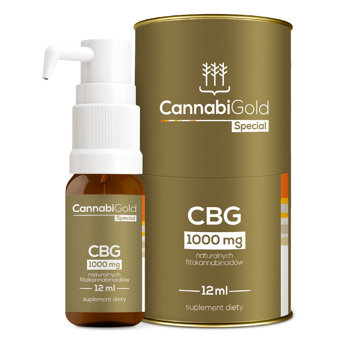 CannabiGold, Special, Olejek CBG 1000 mg, 12 ml