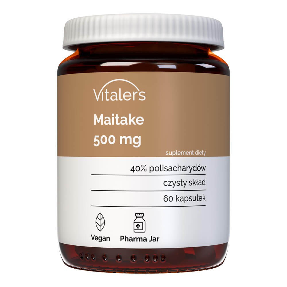 Vitaler's, Maitake Żagwica listkowata 500 mg - 60 kaps.