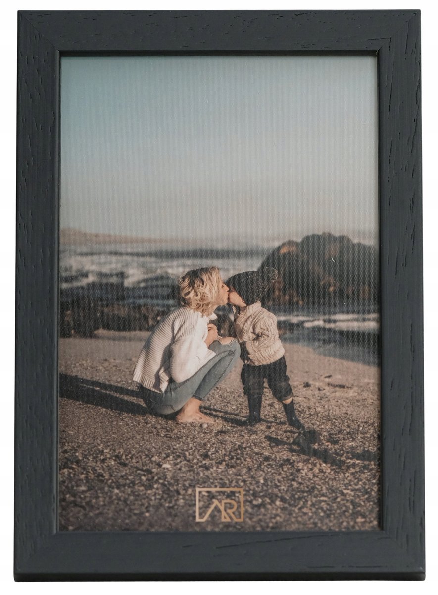 Drewniana ramka na zdjęcie 15x23 koloru czarnego