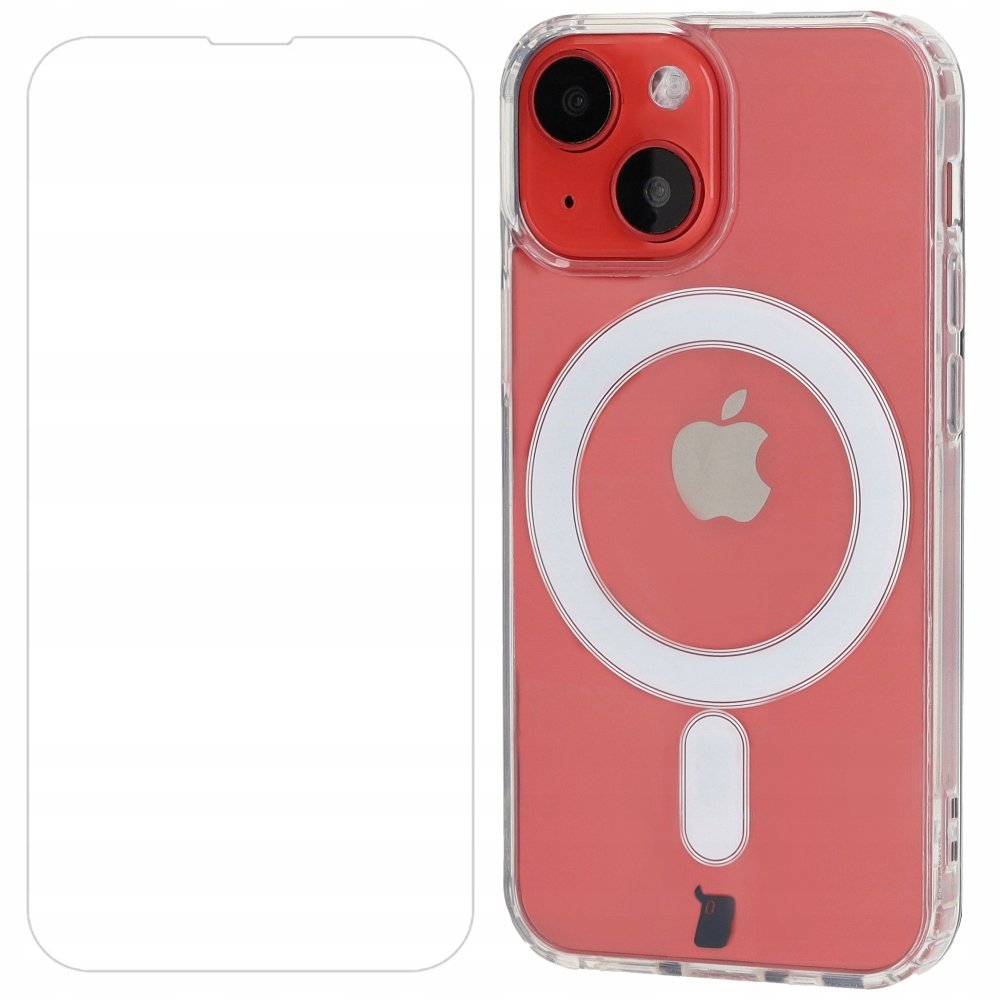 Bizon Etui Case Pure MagSafe do Apple iPhone 13 Mini przezroczyste