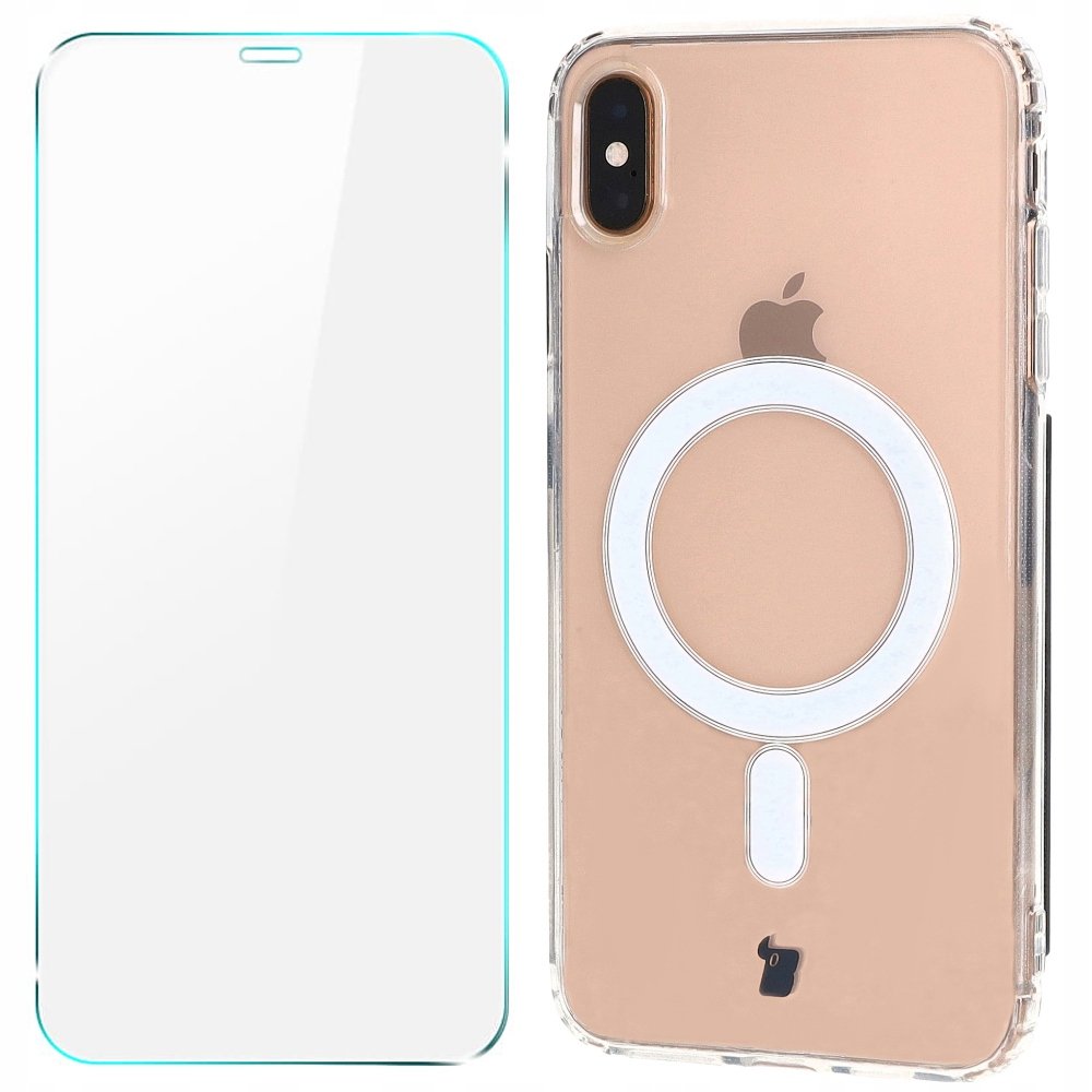 Bizon Etui Case Pure MagSafe do Apple iPhone XS Max przezroczyste