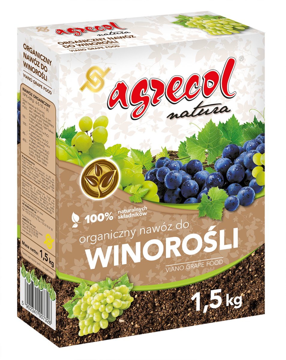 Agrecol Nawóz organiczny do winorośli 1,5 kg