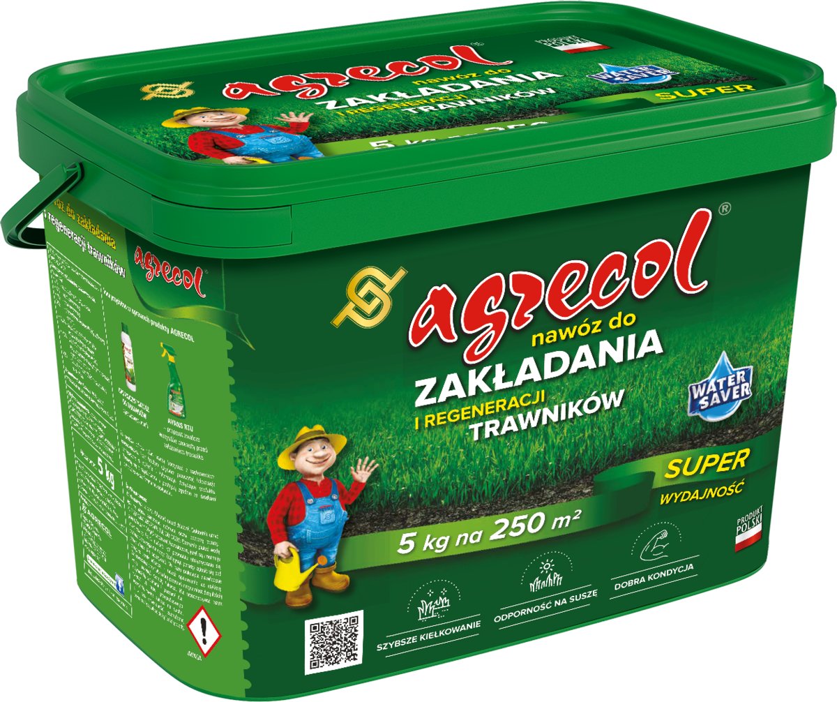 Agrecol NAWÓZ DO ZAKŁADANIA I REGENERACJI TRAWNIKÓW 5 KG 259