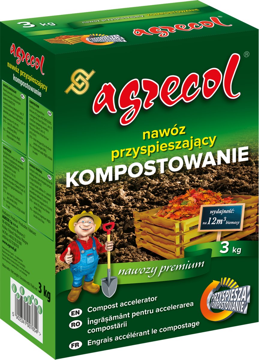 Agrecol Nawóz przyspieszający kompostowanie 3 kg 765