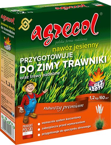 Agrecol nawóz jesienny do trawy granulat 1200g