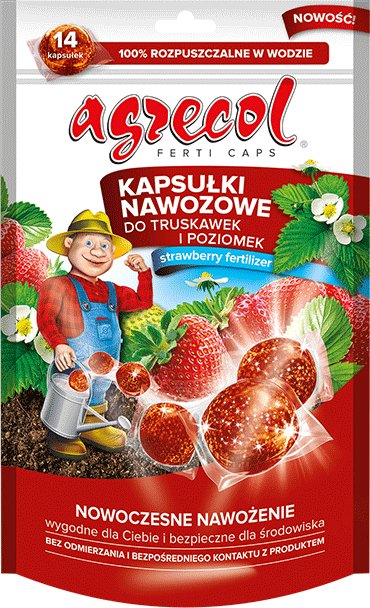 Agrecol kapsułki nawozowe do truskawek i poziomek 14 sztuk