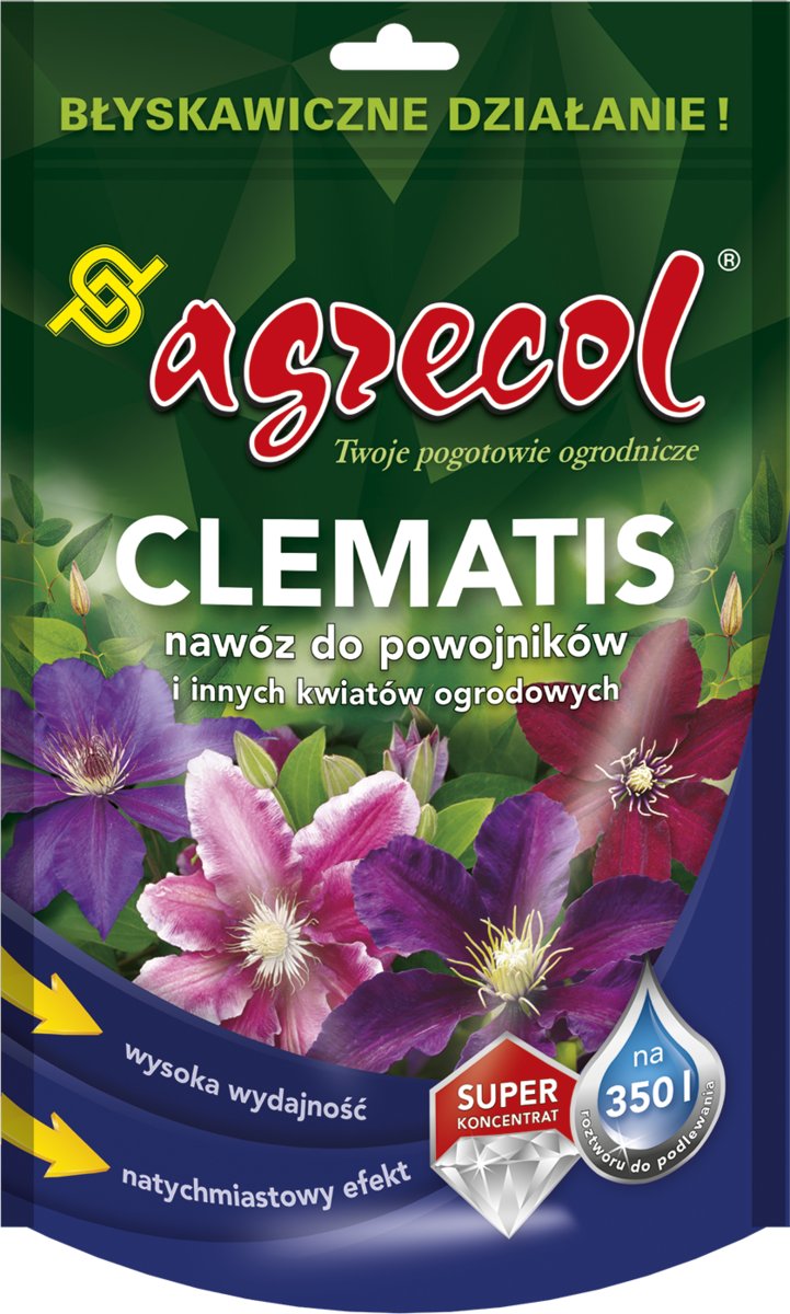 Nawóz do powojników i innych kwiatów ogrodowych AGRECOL CLEMATIS 350g