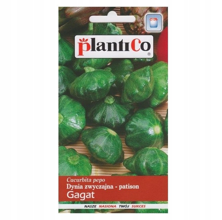 Nasiona Dynia Zwycz. - Patison Gagat 2 Gramy Plantico