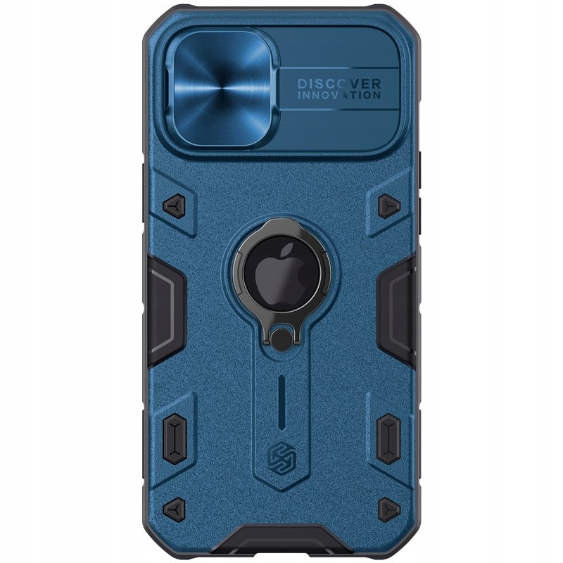 Nillkin Etui CamShield Armor Case iPhone 12 Pro Max, niebieskie 6902048211667