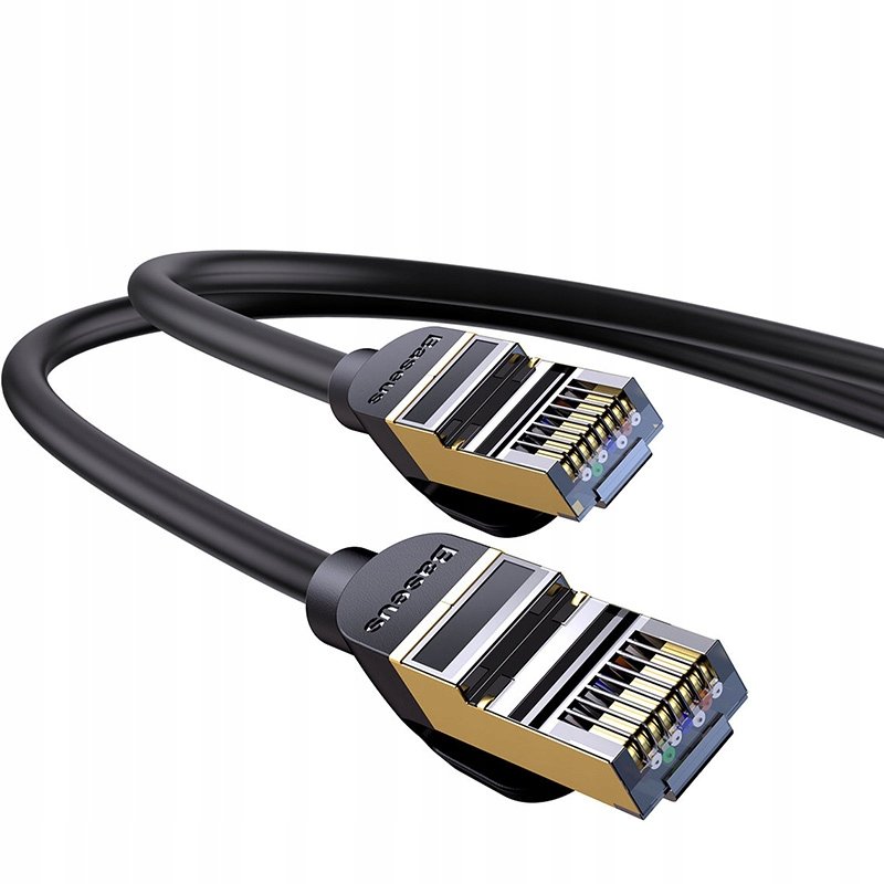 Kabel sieciowy Baseus Ethernet RJ45, 10Gb, 30m (czarny)