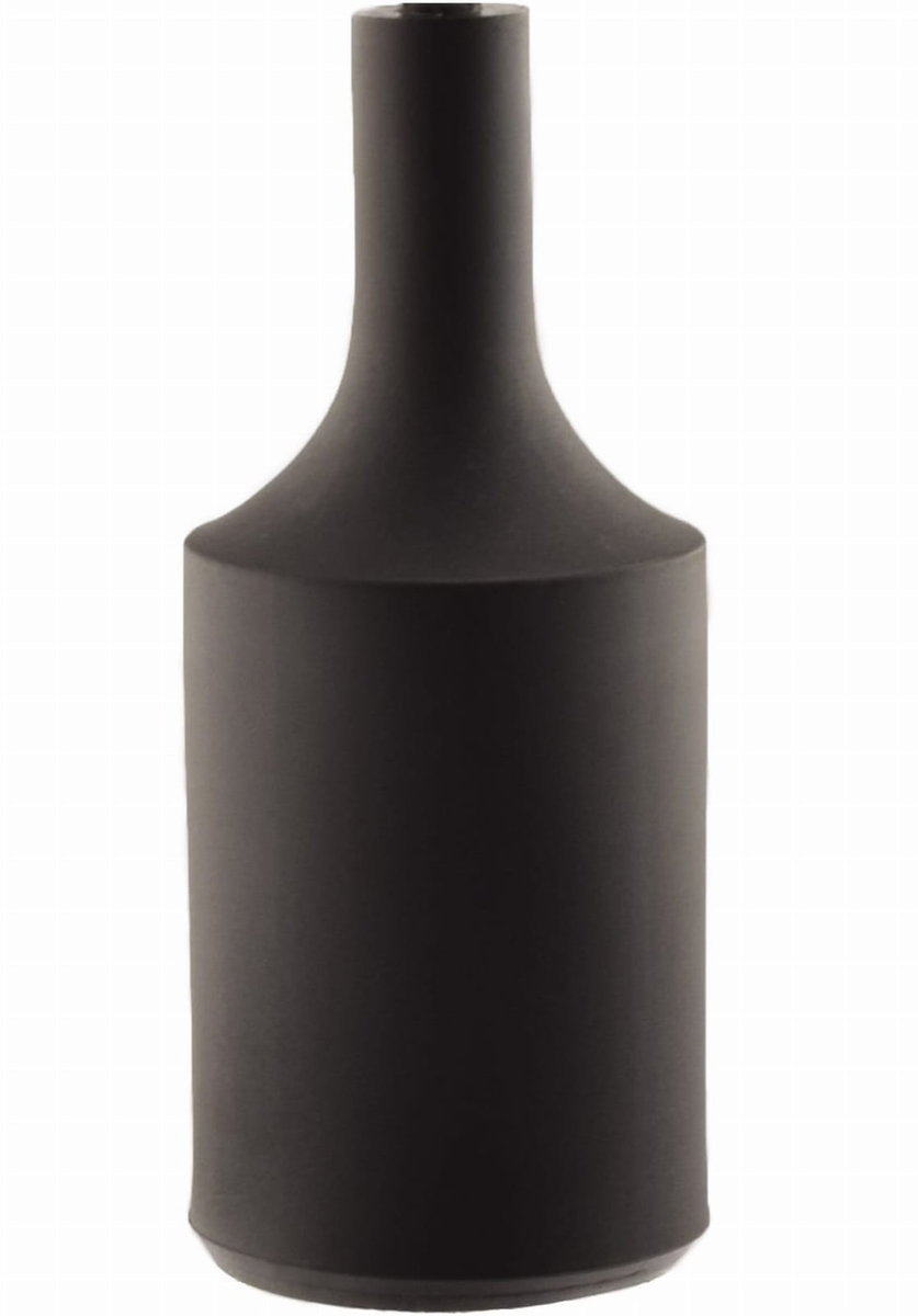 Oprawka Silikonowa E27 Walec Czarna