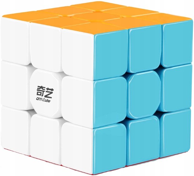 Oryginalna Kostka Rubika Qiyi Warrior S 3X3X3 + Podstawka