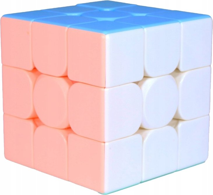 Oryginalna Kostka Rubika Moyu 3X3X3 Macaron + Podstawka