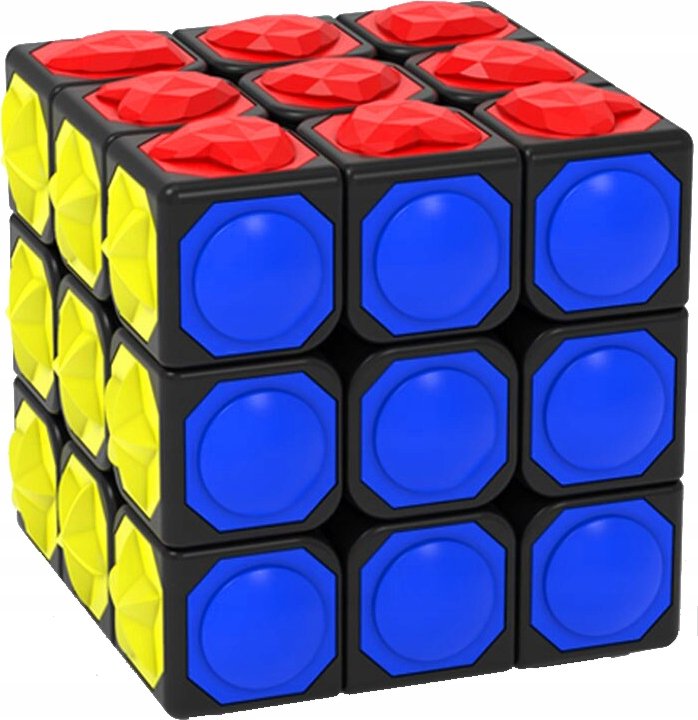 Kostka Rubika Dla Niewidomych Yj Blind 3X3X3 +Podstawka