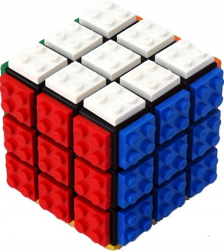 Kostka Rubika Do Nauki Fanxin Lego Cube + Podstawka