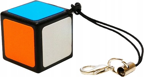 Brelok Na Klucze Kostka Rubika 1X1X1 Keychain Cube + Podstawka