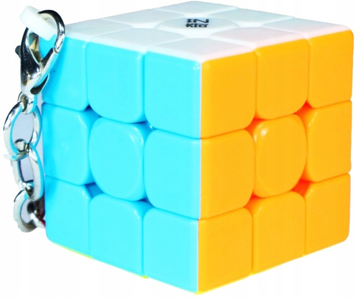 Oryginalna Kostka Rubika Qiyi 3X3X3 Brelok 30mm + Podstawka