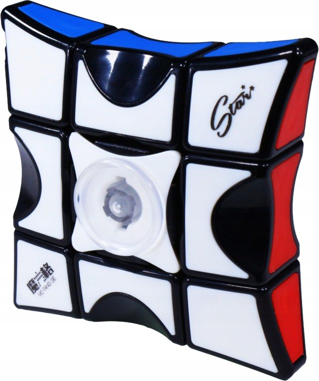 Oryginalna Kostka Rubika Qiyi 1X3X3 Fidget Spinner + Podstawka