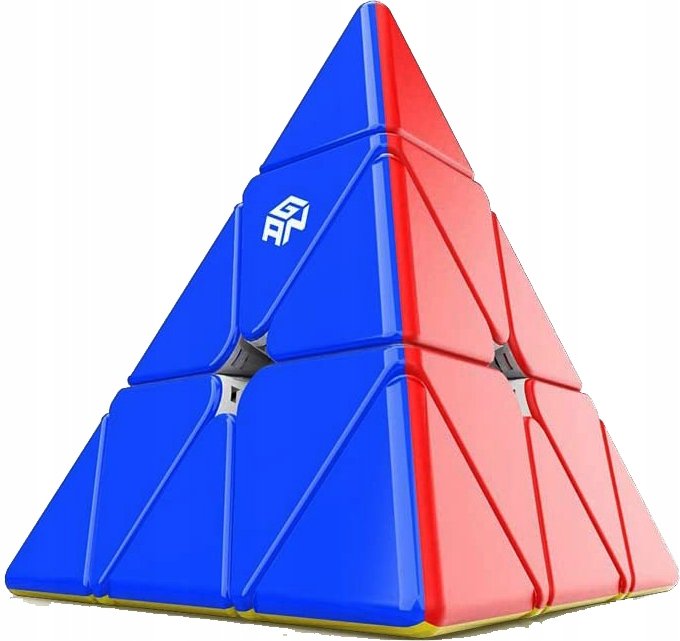 Oryginalna Kostka Rubika Gan Pyraminx M + Podstawka