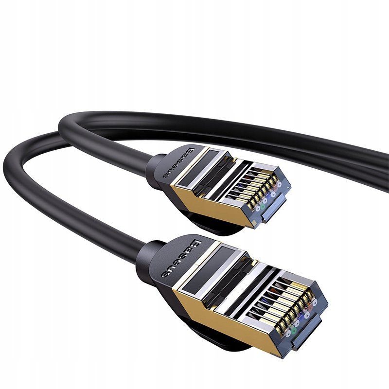 Kabel sieciowy Baseus Ethernet RJ45, 10Gbps, 3m (czarny)