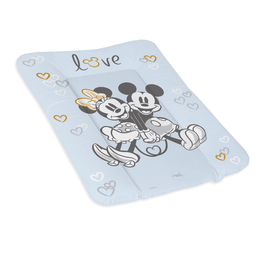 Ceba Baby mata do przewijania z solidną podstawą COMFORT 50x70 Disney Minnie & Mickey Blue
