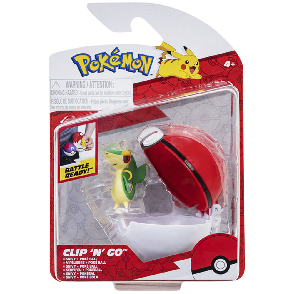 Snivy Clip N Go Pokeball Figurka Pokemon