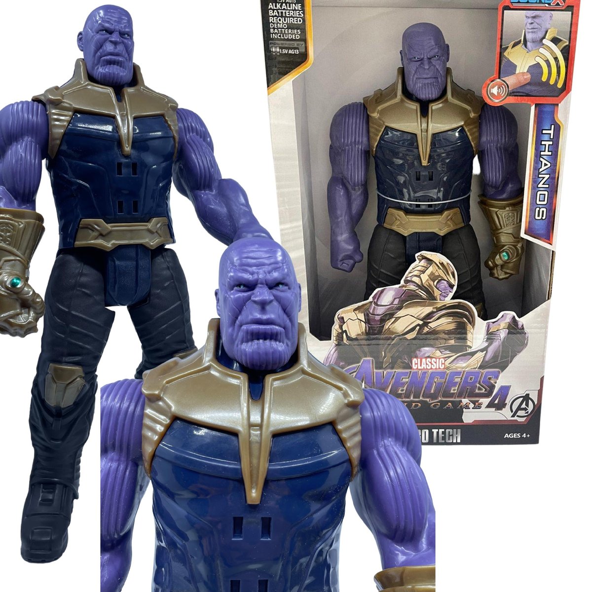 Thanos Duża Figurka Avengers Ruchoma Led Dźwięk