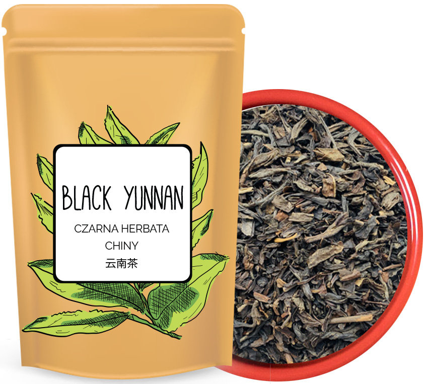 ❣️BLACK YUNNAN❣️ czarna liściasta herbata z Chin LEO TEA