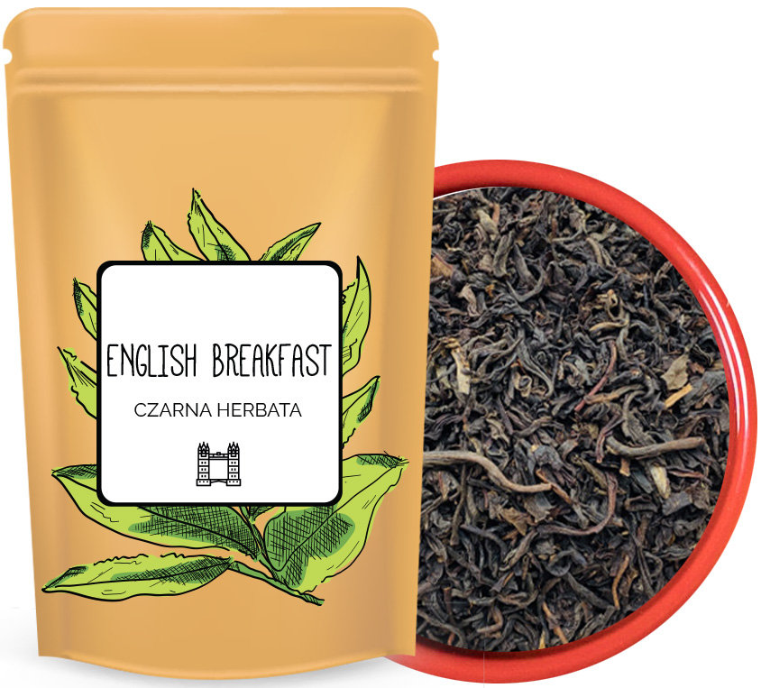 ❣️ENGLISH BREAKFAST❣️ pyszna śniadaniowa mieszanka czarnych herbat z Indii i Chin LEO TEA