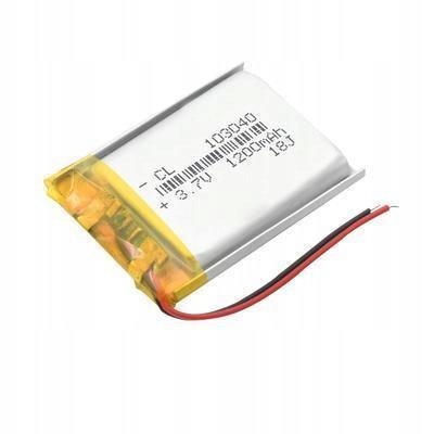 Liter Energy Battery Akumulator Li-Poly 1200mAh 3.7V 103040 103040