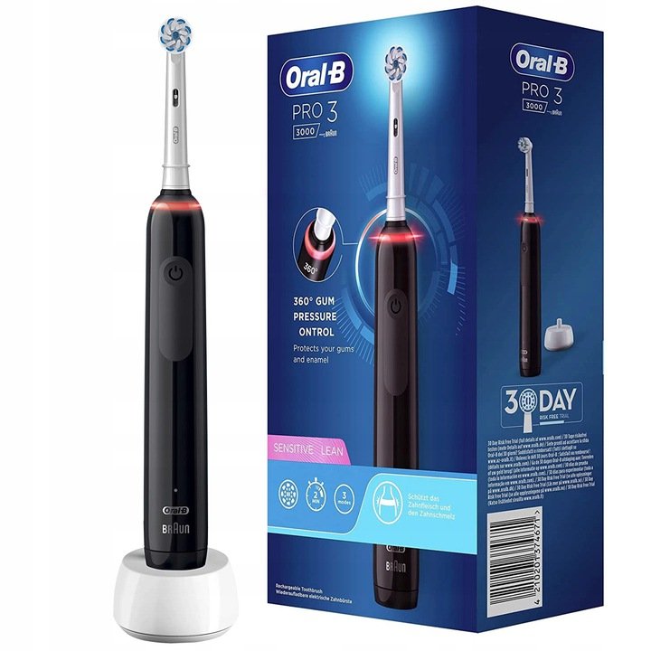 Oral-B Pro 3 3000 Sensitive Czarny
