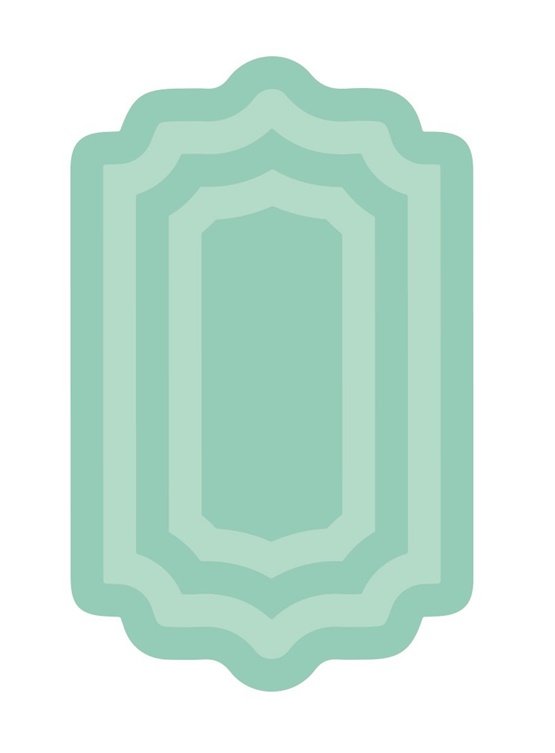 Wykrojnik Dpcraft Sizzix Ramki Jcma-046