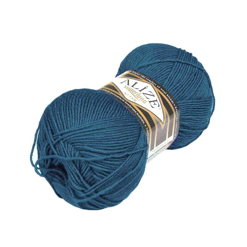 Włóczka Alize Superlana Klasik Nr 403 Petrol 100G