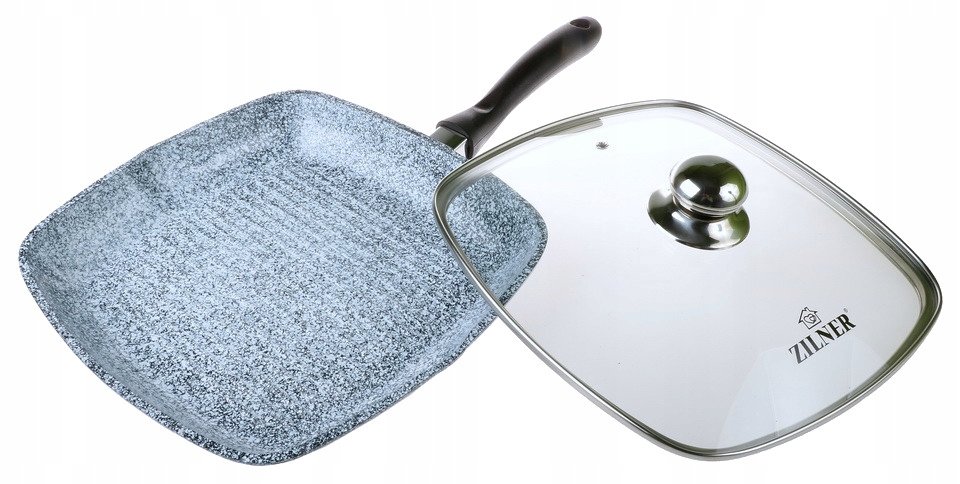 Patelnia Marmurowa Grillowa 24cm Indukcja 7067