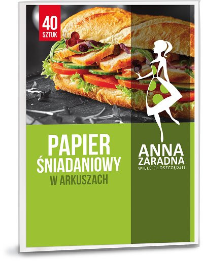 Stella ANNA ZARADNA Papier śniadaniowy w arkuszach 1op.-40szt