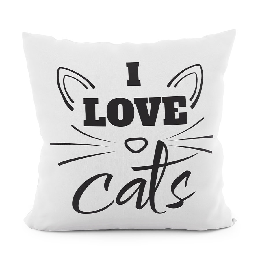 Poszewka dekoracyjna CATS VELVET PWA008-001 40x40